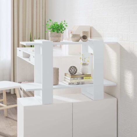 Estantería/divisor de espacios blanco 80x30x51 cm vidaXL