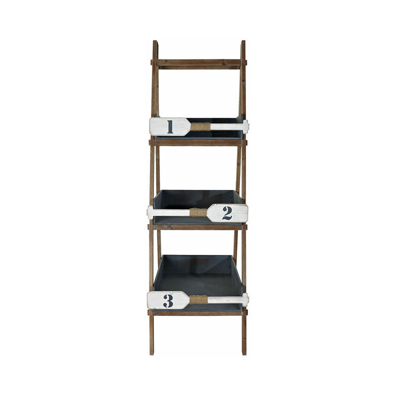 

Estantería DKD Home Decor Azul Blanco Abeto (51 x 70 x 160 cm)