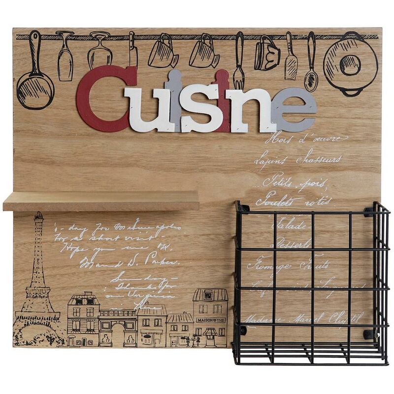

Estantería DKD Home Decor Cuisine Metal Madera MDF (40 x 35.5 x 0.9 cm)