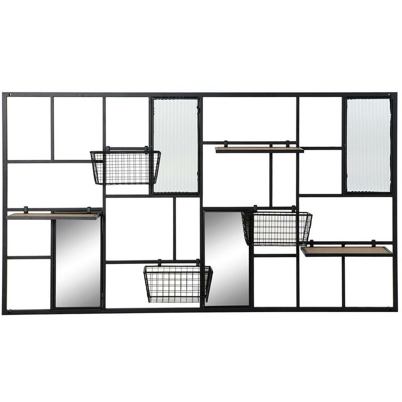 

Estantería DKD Home Decor Metal Cristal Madera MDF (130 x 13 x 70 cm)