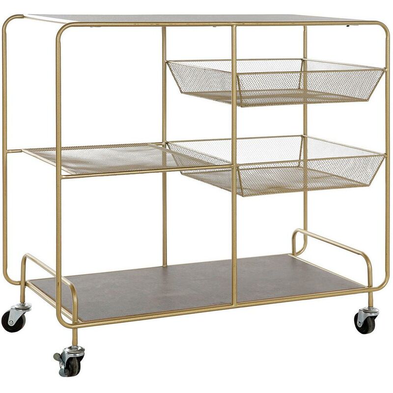 

Estantería DKD Home Decor Metal Dorado Madera MDF (75 x 35 x 70 cm)