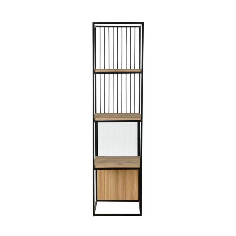 

Estantería DKD Home Decor Negro Madera Metal Cristal (43 x 43 x 168 cm)