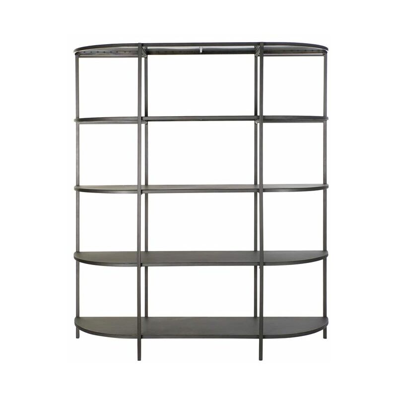 

Estantería DKD Home Decor Negro Metal (155 x 44.5 x 180 cm)