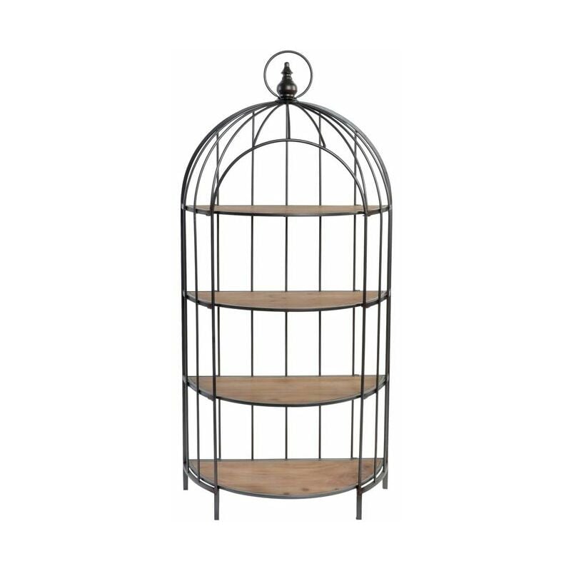 

Estantería DKD Home Decor Negro Metal Abeto (90 x 40 x 187 cm) (68 x 28 x 146 cm)