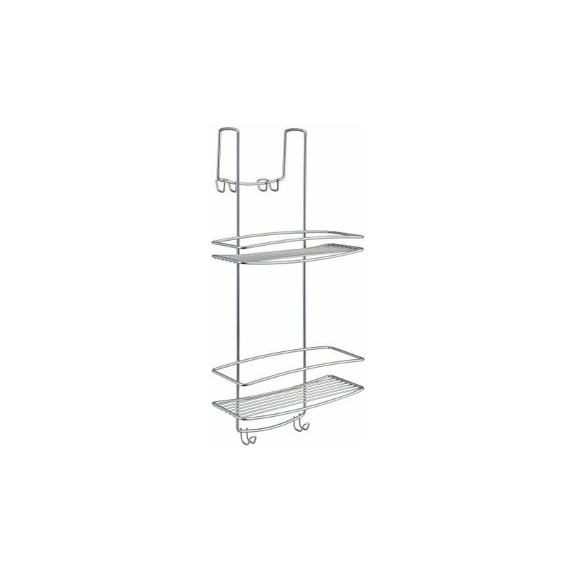 

Estanteria Doble Colgar Mampara 26X20X58 Epoxi Gri