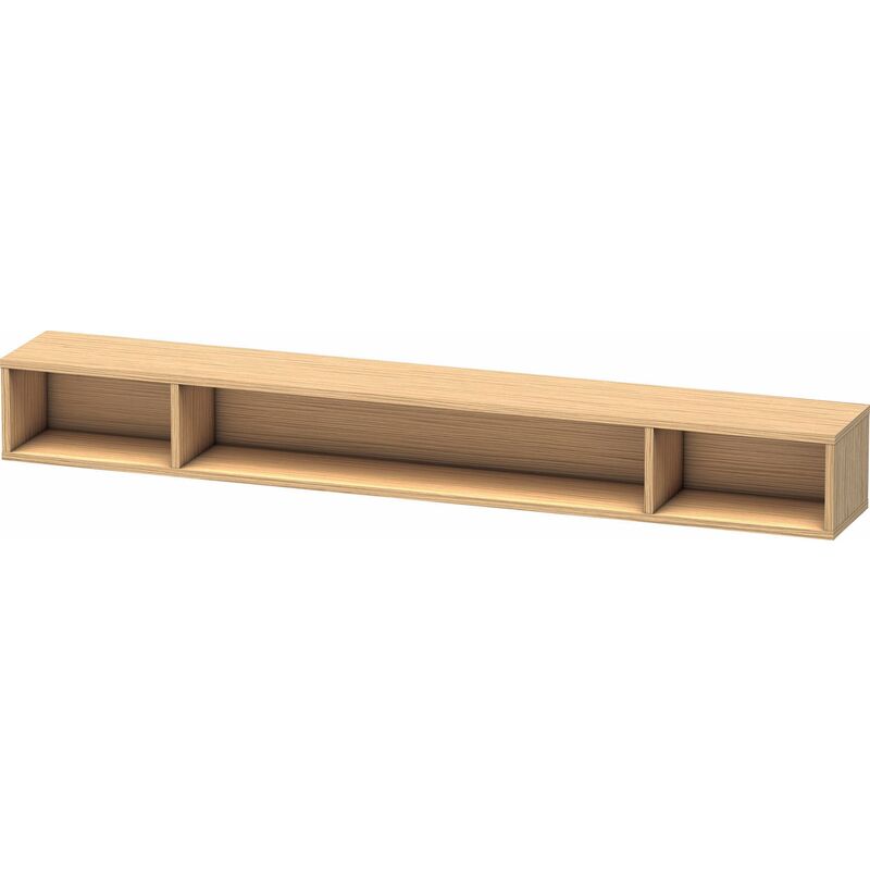 

Estantería Duravit L-Cube, anchura 1000mm, profundidad 140mm, horizontal, 3 estantes, color: Roble cepillado Chapa de madera auténtica - LC120101212
