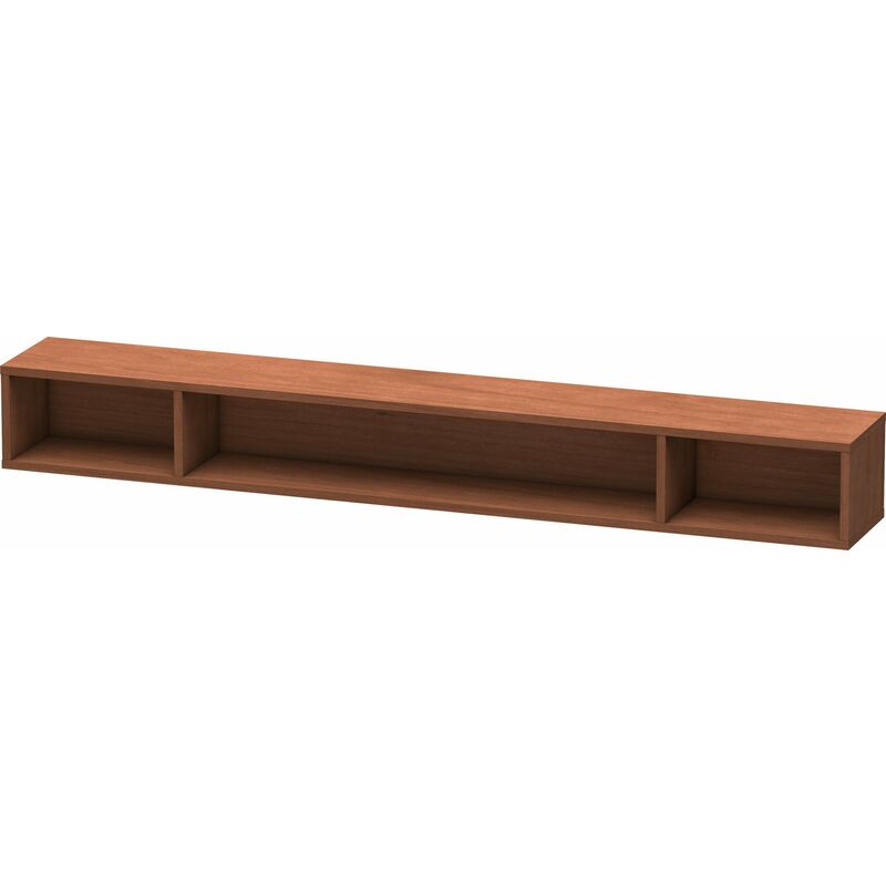 

Estantería Duravit L-Cube, anchura 1000mm, profundidad 140mm, horizontal, 3 estantes, color: Chapa de madera auténtica de nogal americano