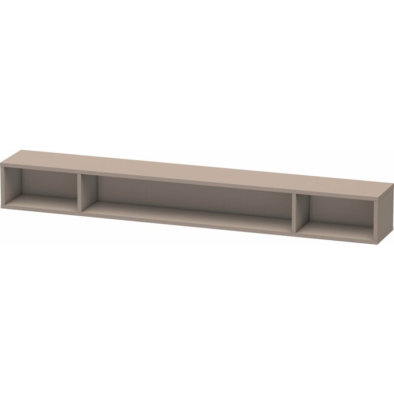 

Estantería Duravit L-Cube, anchura 1000mm, profundidad 140mm, horizontal, 3 estantes, color: Decoración Basalto Mate - LC120104343