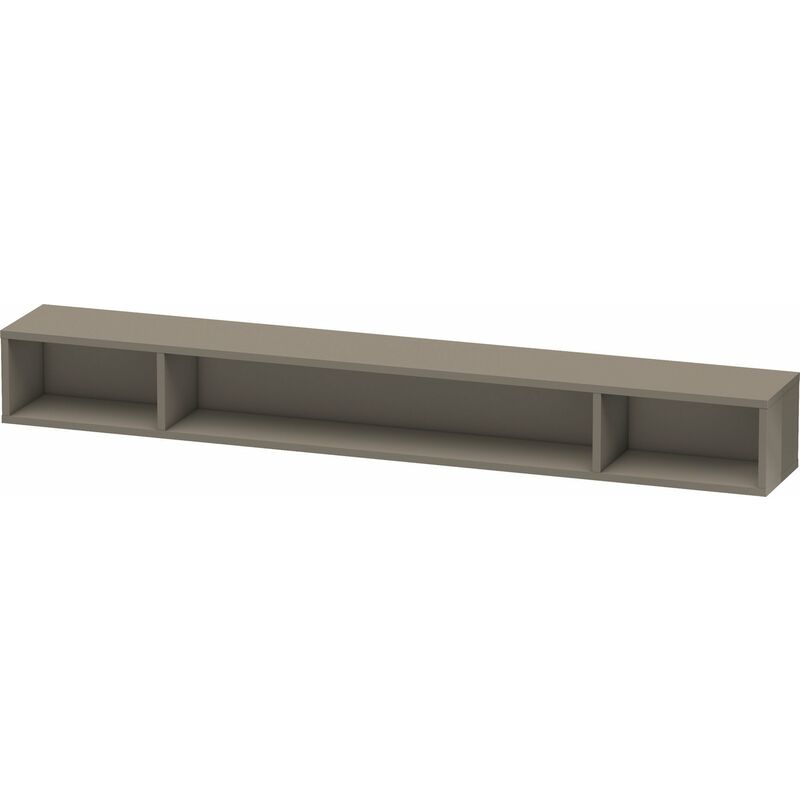 

Estantería Duravit L-Cube, anchura 1000mm, profundidad 140mm, horizontal, 3 estantes, color: Laca de color gris franela de alto brillo - LC120108989
