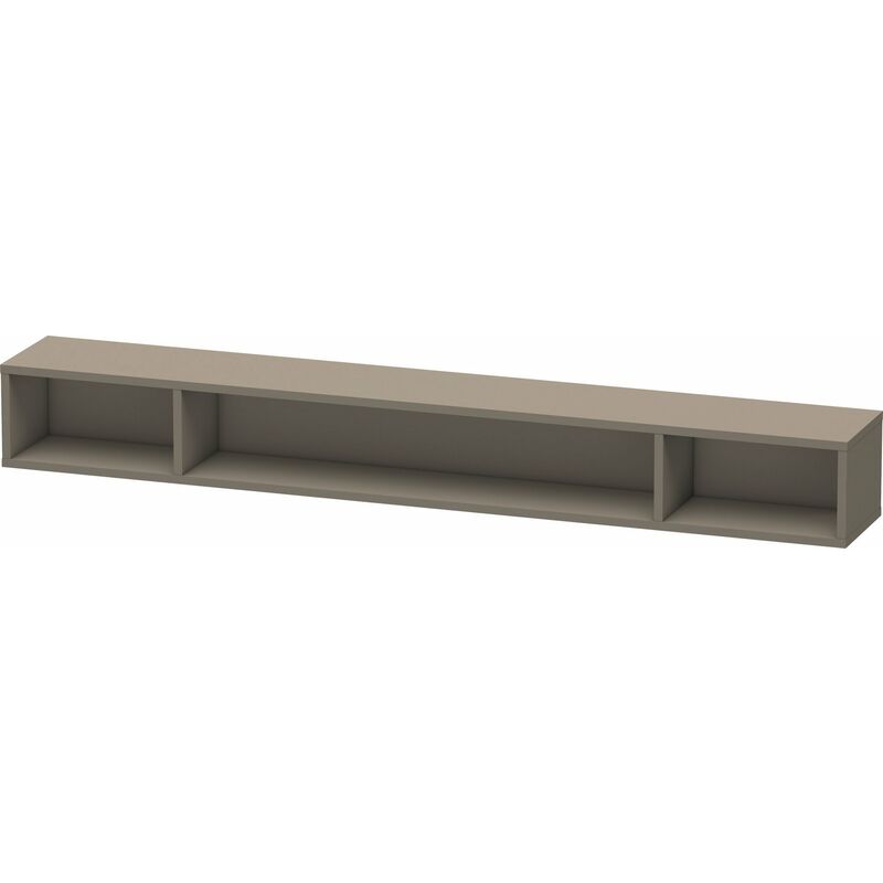 

Estantería Duravit L-Cube, anchura 1000mm, profundidad 140mm, horizontal, 3 estantes, color: Flanela Gris seda lacado mate - LC120109090