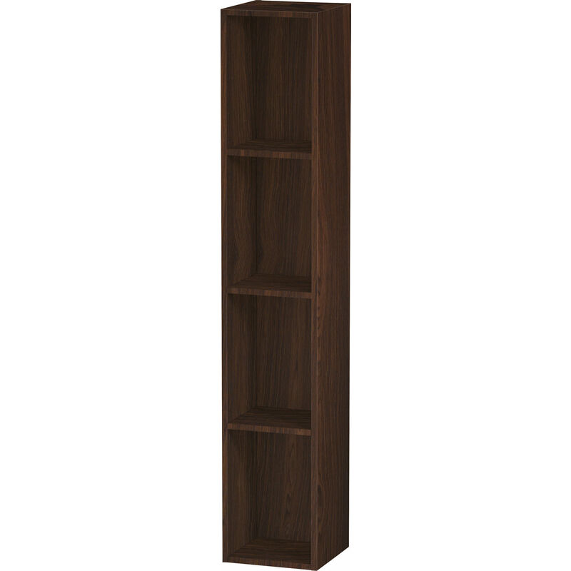 

Estantería Duravit L-Cube, anchura 180mm, profundidad 180mm, vertical, 4 estantes, color: Nogal cepillado Chapa de madera auténtica - LC120506969