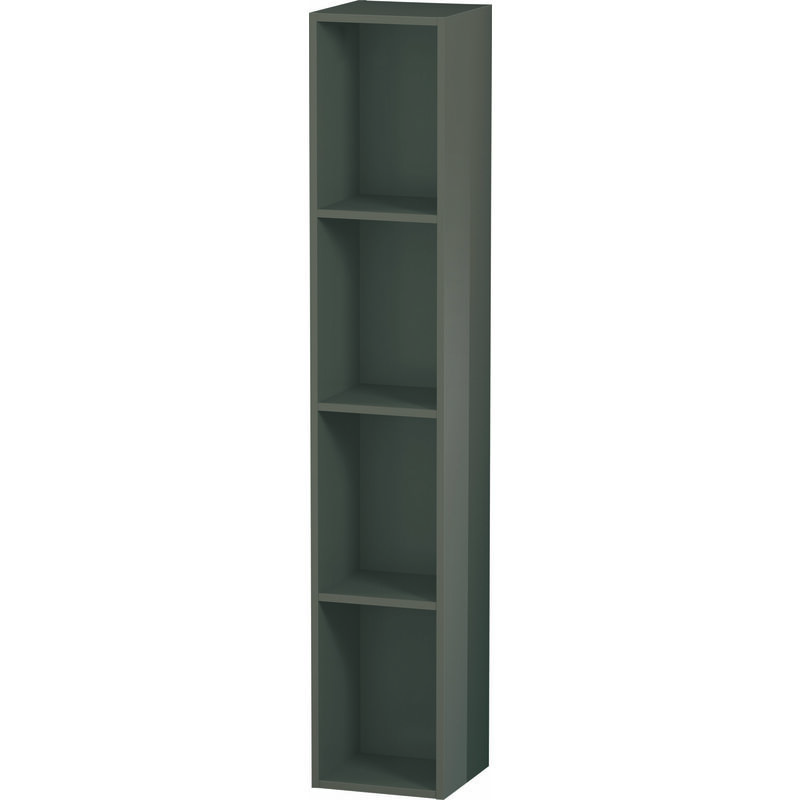 

Estantería Duravit L-Cube, anchura 180mm, profundidad 180mm, vertical, 4 estantes, color: Laca de color gris franela de alto brillo - LC120508989