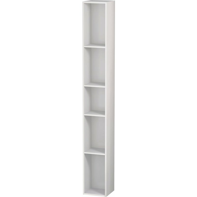 

Estantería Duravit L-Cube, anchura 180mm, profundidad 180mm, vertical, 5 compartimentos, color: Decoración blanca de alto brillo - LC120602222