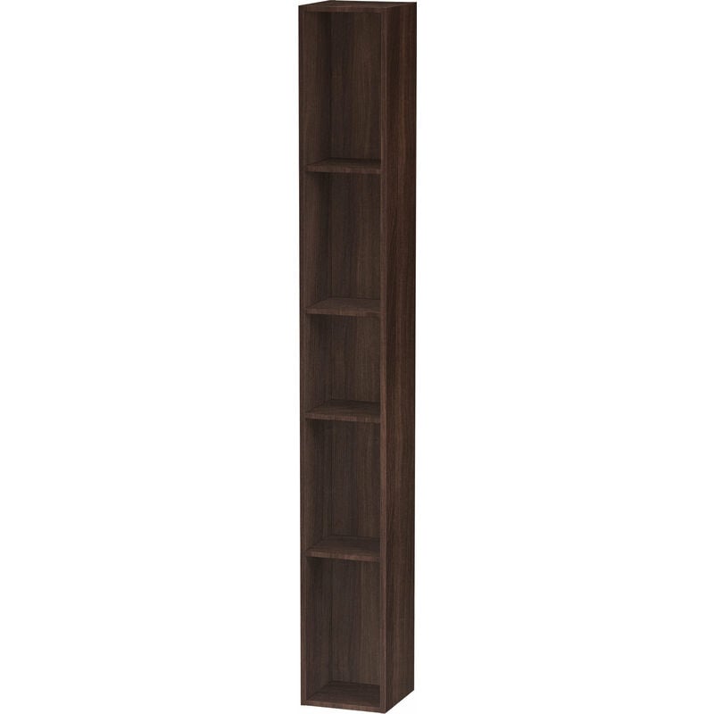 

Estantería Duravit L-Cube, anchura 180mm, profundidad 180mm, vertical, 5 compartimentos, color: Decoración Castaño Oscuro - LC120605353