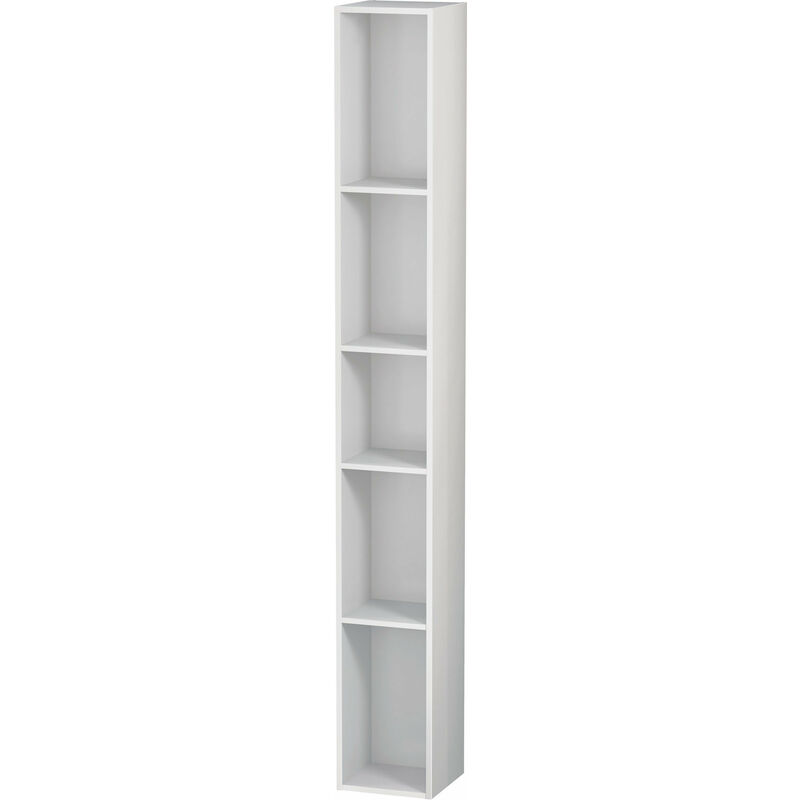 

Estantería Duravit L-Cube, anchura 180mm, profundidad 180mm, vertical, 5 compartimentos, color: Laca blanca de alto brillo - LC120608585