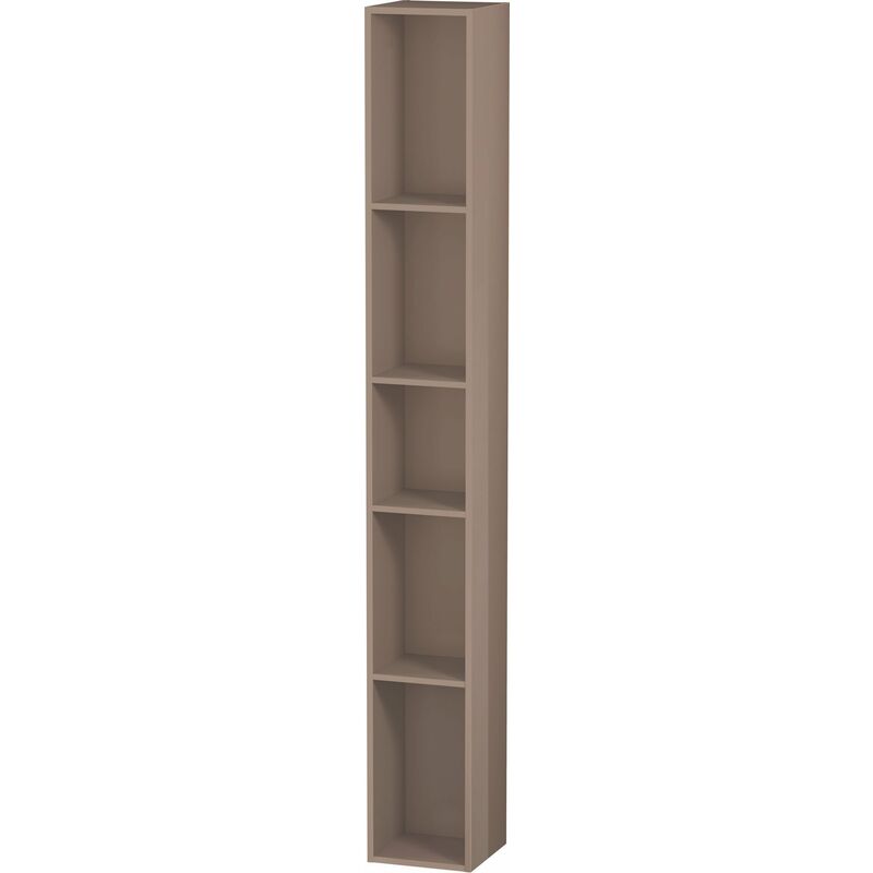

Estantería Duravit L-Cube, anchura 180mm, profundidad 180mm, vertical, 5 compartimentos, color: Cappuccino laca alto brillo - LC120608686