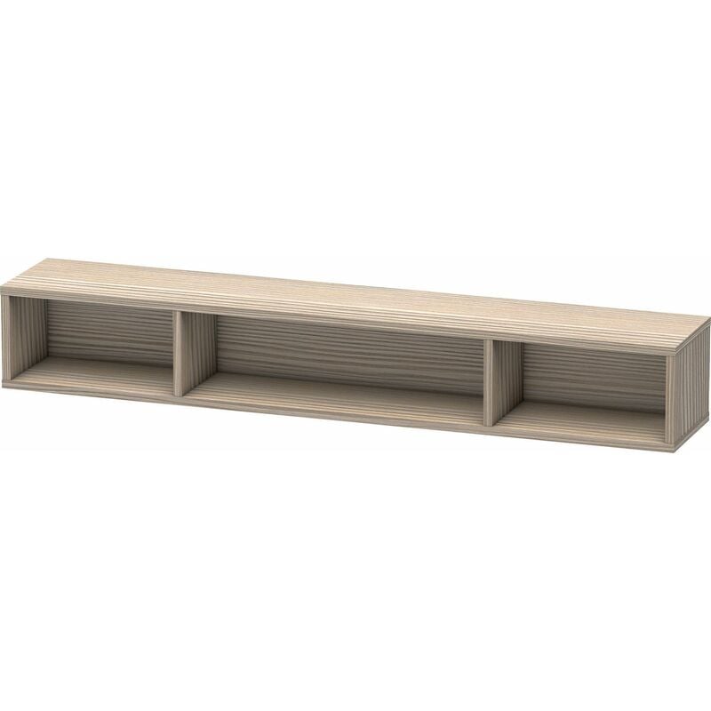 

Estantería Duravit L-Cube, anchura 800mm, profundidad 140mm, horizontal, 3 compartimentos, color: Decoración Pino Plata - LC120003131