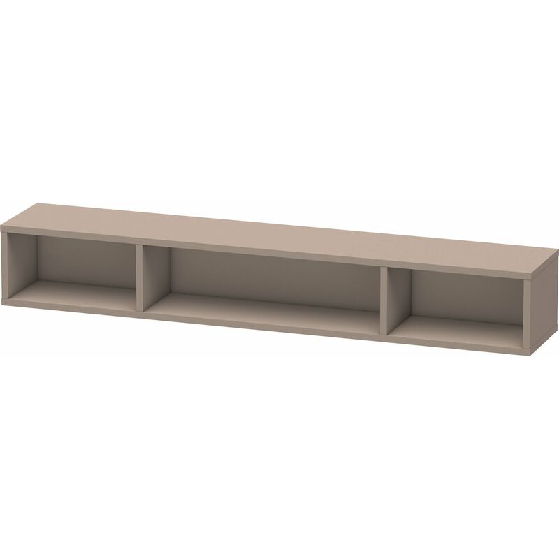 

Estantería Duravit L-Cube, anchura 800mm, profundidad 140mm, horizontal, 3 compartimentos, color: Decoración Basalto Mate - LC120004343