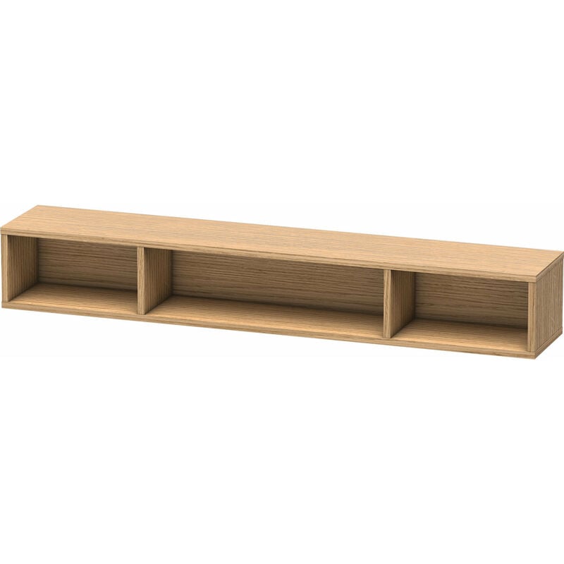 

Estantería Duravit L-Cube, anchura 800mm, profundidad 140mm, horizontal, 3 compartimentos, color: Decoración Roble Europeo - LC120005252