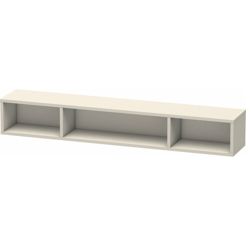 

Estantería Duravit L-Cube, anchura 800mm, profundidad 140mm, horizontal, 3 compartimentos, color: Decoración Topo - LC120009191