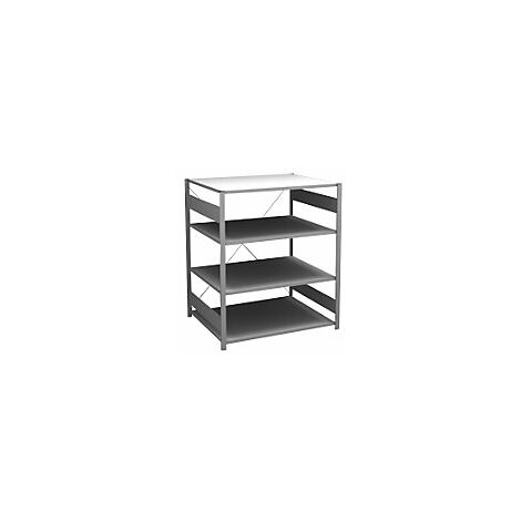 Estantería ensamblable auxiliar  galvanizada  altura 1200 mm 