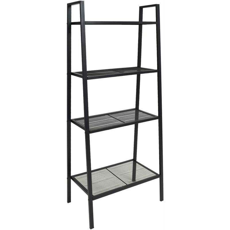 

Estantería escalera 4 niveles metal negro