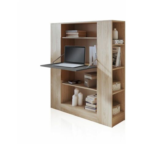 Estantería estudio Play Tofe - Gris Grafito (ancho) x 139,6cm (alto)