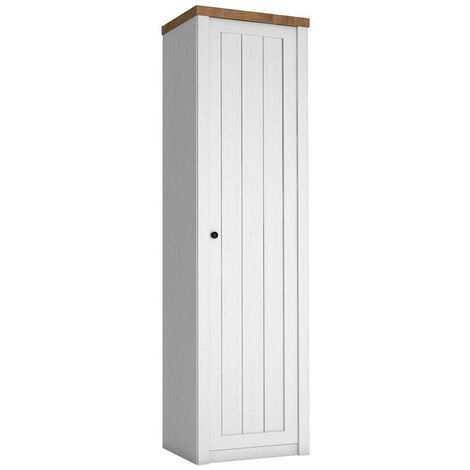Estantería Ferdore 145 , Cerrable, MDF, Aglomerado laminado, Número de puertas: 1, Número de cajones: 0, 196x50x43cm