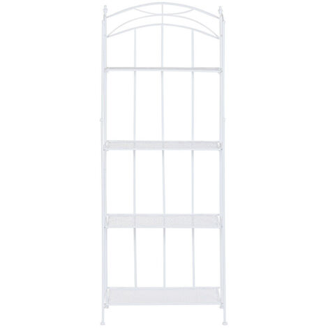 Estanteria Hierro 58X28X160 Hojas Blanco