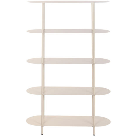 Estanteria Hierro 90X30X150 Kd Crema