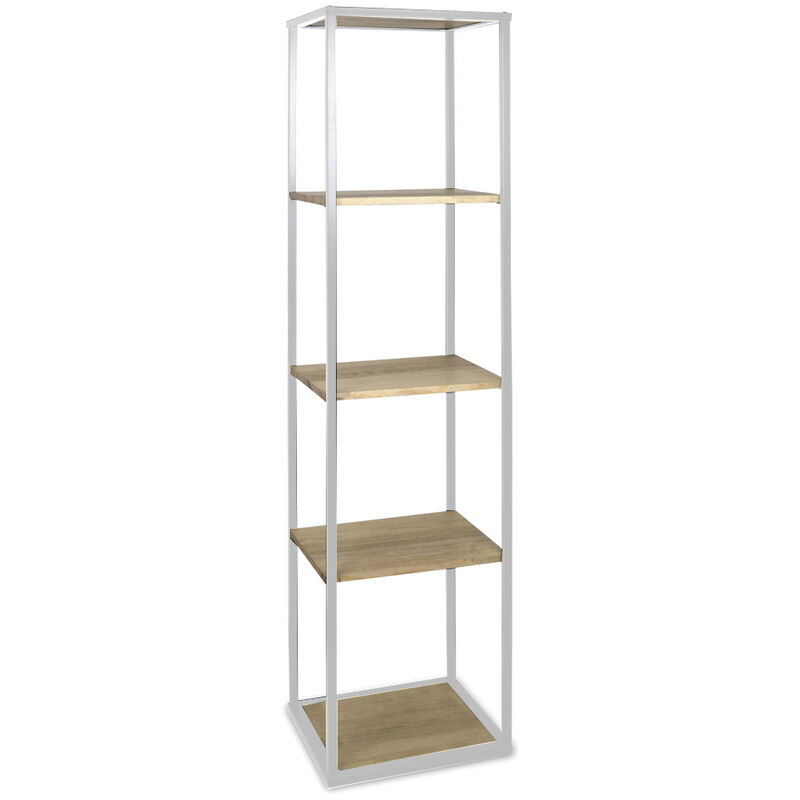 

Estantería iCUB Up 40x45x180cm Blanca estilo industrial acabado vintage