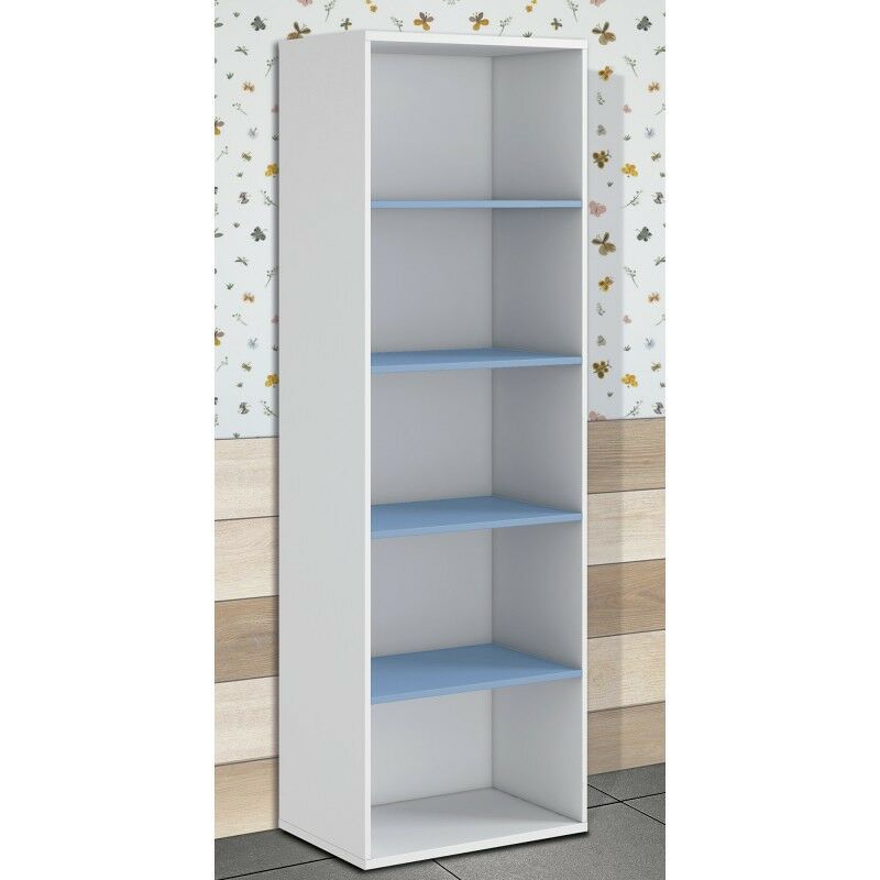 

La Cibertienda - Estanteria juvenil color blanco y azul