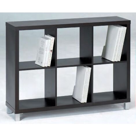 Estanteria Kubox 3x2 negro