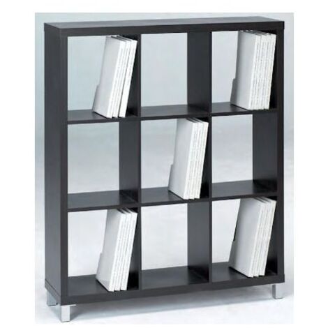 Estanteria Kubox 3x3 negro