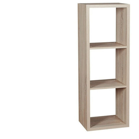 Estantería Levnova 100, Roble Sonoma, Abierta sin pared trasera, Aglomerado laminado, Número de puertas: 0, Número de cajones: 0, 114x41x33cm
