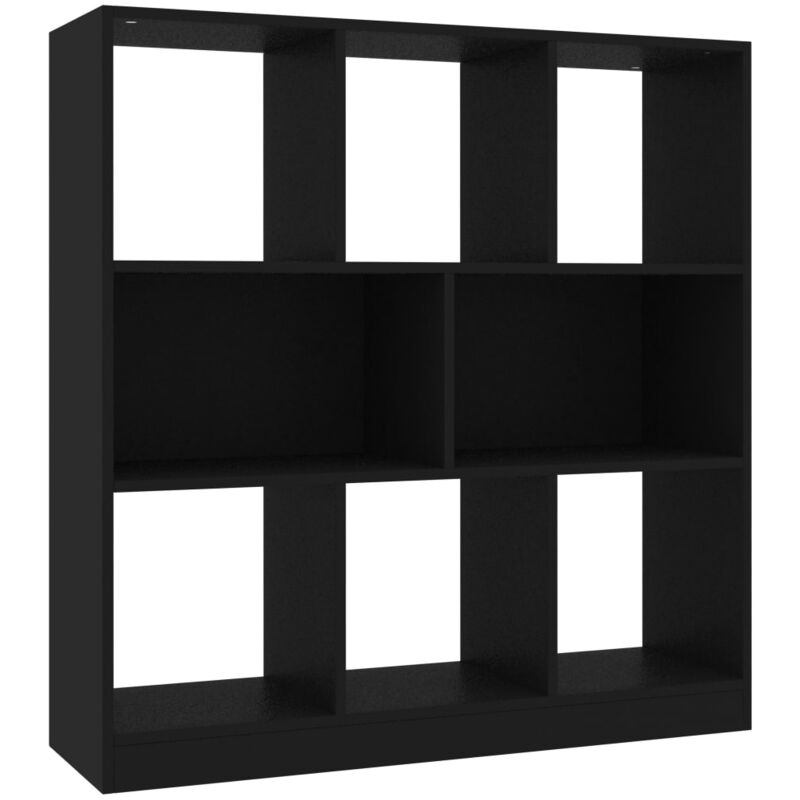 

vidaXL Estantería Librería de Aglomerado 97,5x29,5x100 cm Negro - Negro