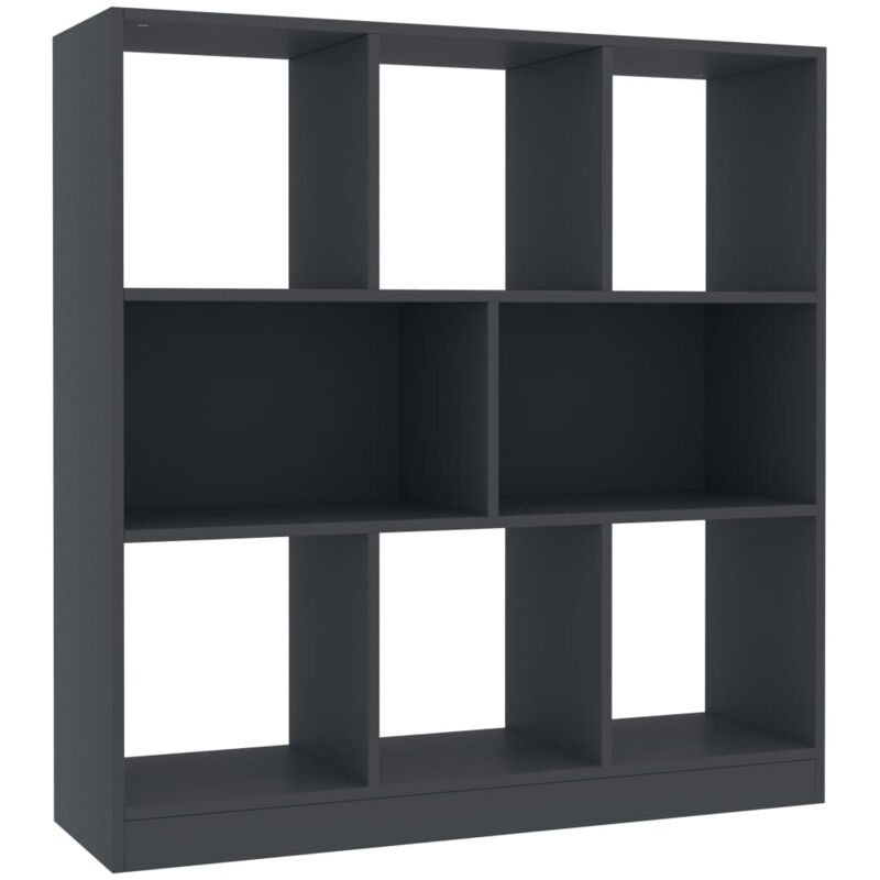 

vidaXL Estantería Librería de Aglomerado 97,5x29,5x100 cm Gris - Gris