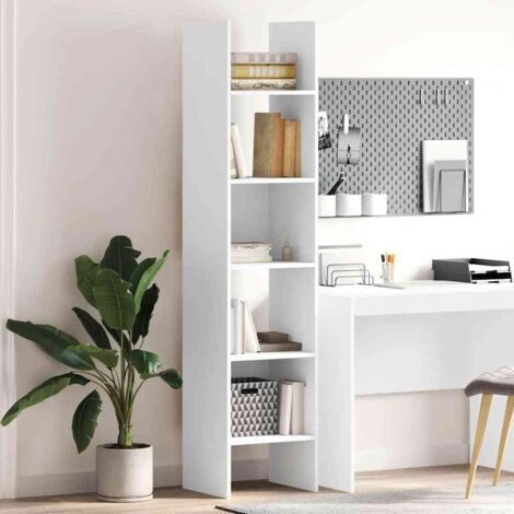 Estantería librería madera contrachapada blanco 40x35x180 cm vidaXL