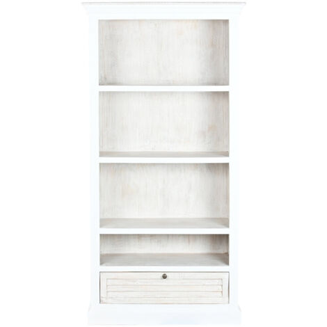 Estanteria Mango 90X40X180 Desgastado Blanco