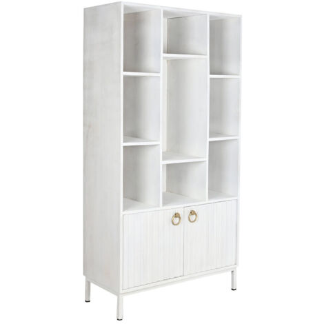 Estanteria Mango Metal 90X40X180 Blanco MB200593