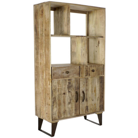 Estanteria Mango Metal 95X44X172 Natural Natural