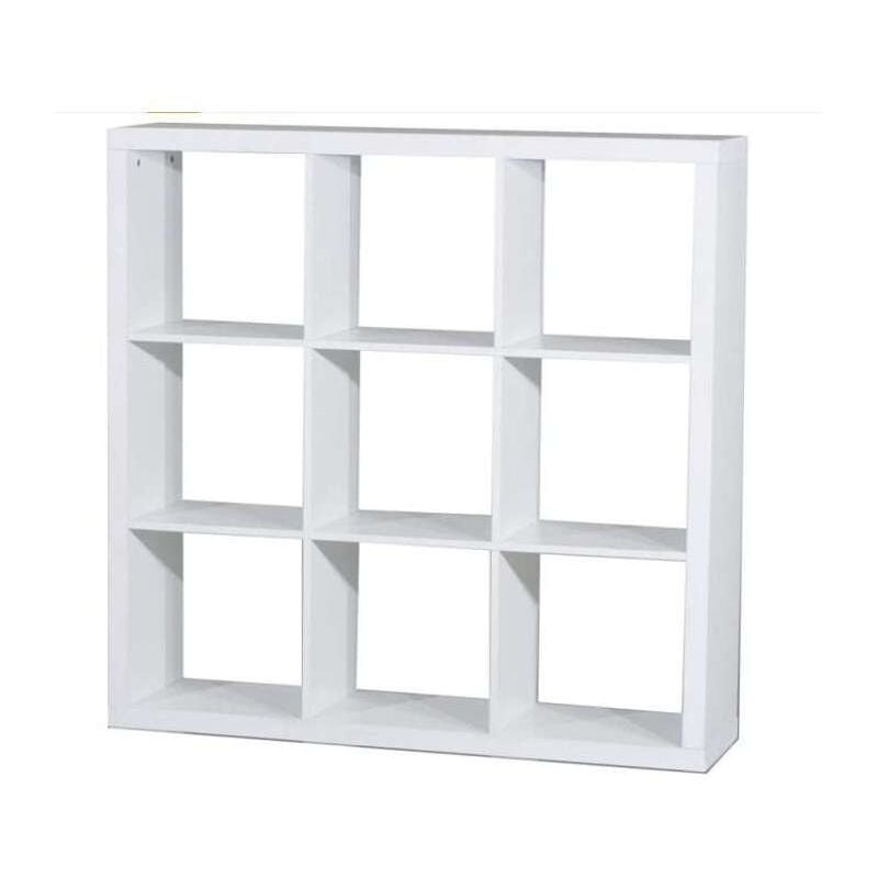 

Kitcloset - Estanteria mediana kubox 3x3 varios colores 111 cm(alto)111 cm(ancho)29 cm(fondo) Color BLANCO