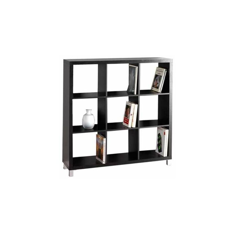 

Kitcloset - Estanteria mediana kubox 3x3 varios colores 111 cm(alto)111 cm(ancho)29 cm(fondo) Color NEGRO