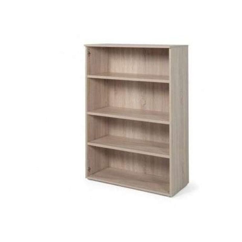 

Estantería mediana para oficina o estudio dos colores a elegir 141.5 cm(alto)93 cm(ancho)42.5 cm(fondo) Color OLMO CLARO