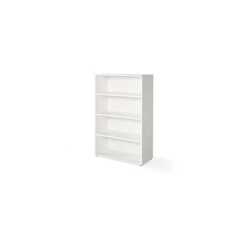 

Estantería mediana para oficina o estudio dos colores a elegir 141.5 cm(alto)93 cm(ancho)42.5 cm(fondo) Color BLANCO