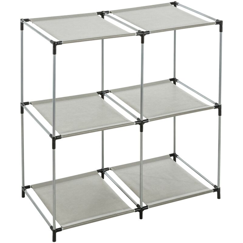 

Five - Estantería metal casilleros doble 3 estantes