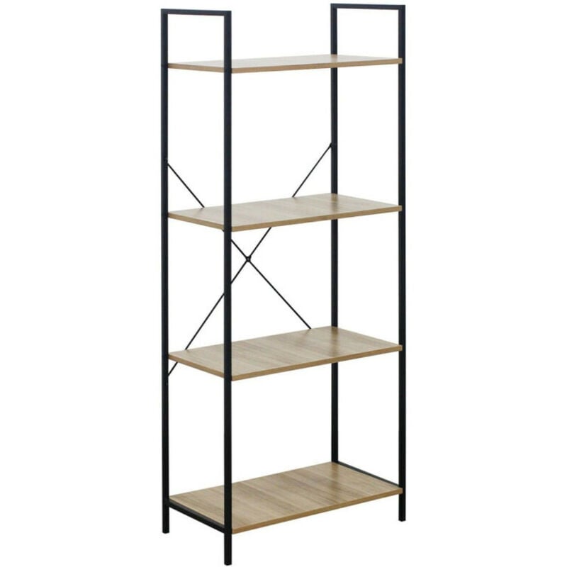

Estantería Metálica con 4 Baldas de Madera Orer 148x60x32,5cm 7house