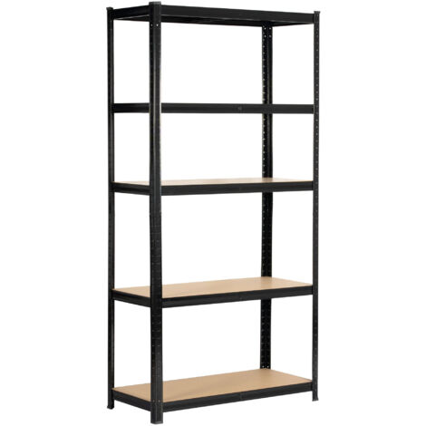 Estantería metálica modular Negro 90 cm 90x40x180 cm