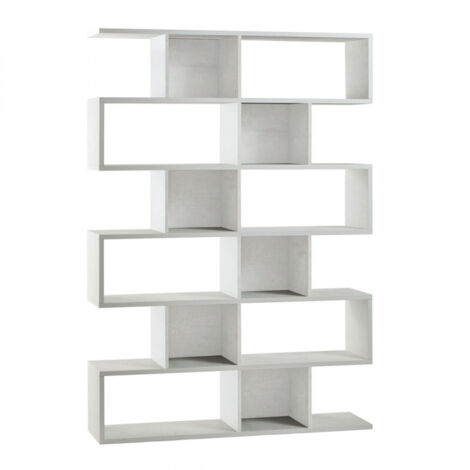 Estantería Modular 150L x 38P x h215 – Acabado Blanco Mate – Sarmog