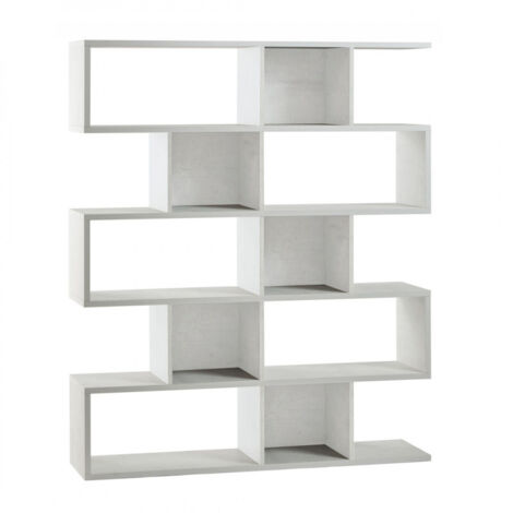 Estantería modular de 150L x 38P x h180 – Acabado blanco mate – Sarmog